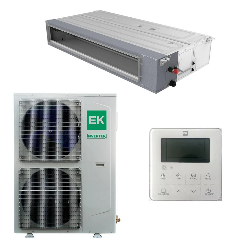 Инверторный канальный кондиционер (сплит-система) Euroklimat EKDX1-170HNN4 / EKOX1-170HNN4