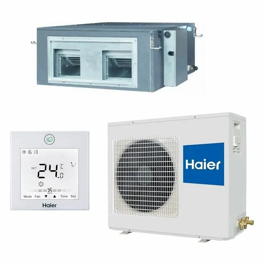 Инверторный канальный кондиционер (сплит-система) Haier AD160S2LM1FA / 1U160S1LN1FB