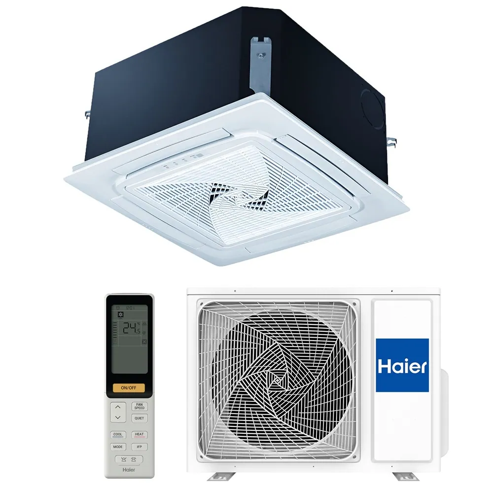 Инверторный кассетный кондиционер (сплит-система) Haier AB25S2SC2FA / 1U25S2SM4FA