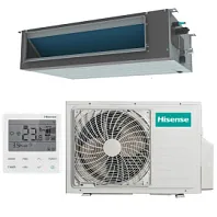 Канальный кондиционер (сплит-система) Hisense AUD-36UX4REH8 / AUW-36U4RK7 Wi-Fi