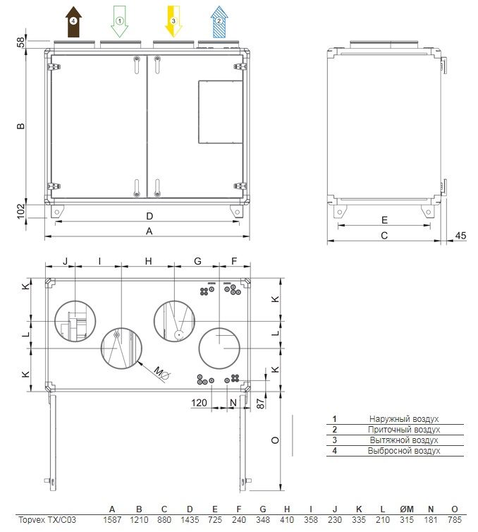Изображение для товара Systemair Topvex TX/C03 HWL-R
