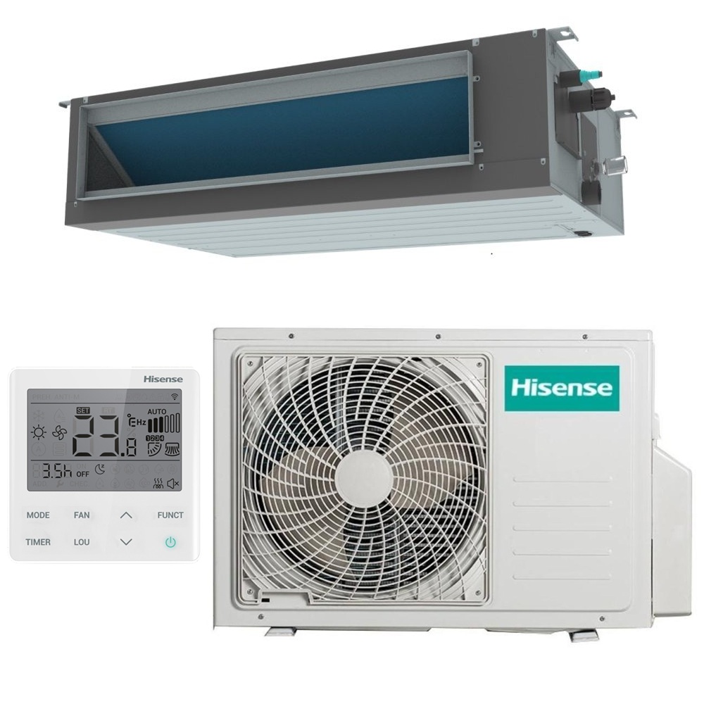 Канальный кондиционер (сплит-система) Hisense ADT-12UX4RBL8 / AUW-12U4RS8 Wi-Fi