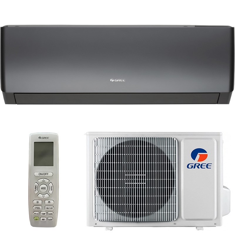 Настенный кондиционер (сплит-система) Gree GWH09AGCXB-K6DNA4F black + GR-3-ZB-S