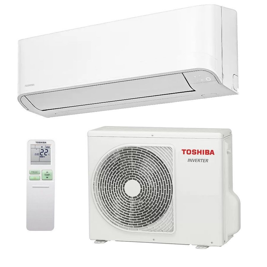 Инверторный настенный кондиционер (сплит-система) Toshiba RAS-B18CKVG-EE / RAS-18CAVG-EE