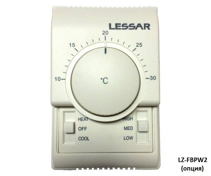 Напольно-потолочный фанкойл безкорпусной (двухтрубный) Lessar LSF-900AE22C