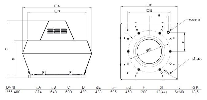 Изображение для товара Systemair DVNI 355EC