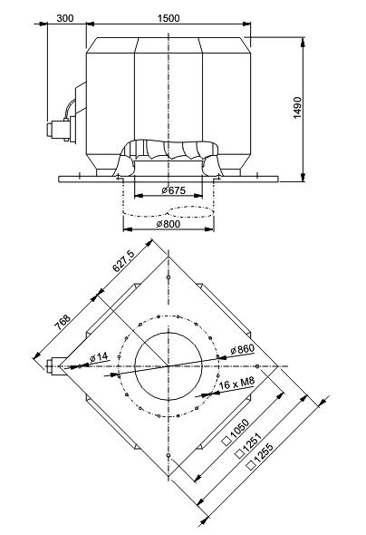 Изображение для товара Systemair DVV 1000D8-XL