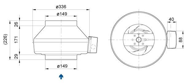 Изображение для товара Systemair K 150 XL sileo