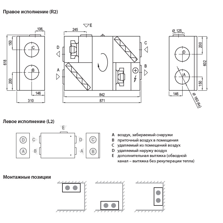 Приточно-вытяжная установка Komfovent Domekt R 250 F