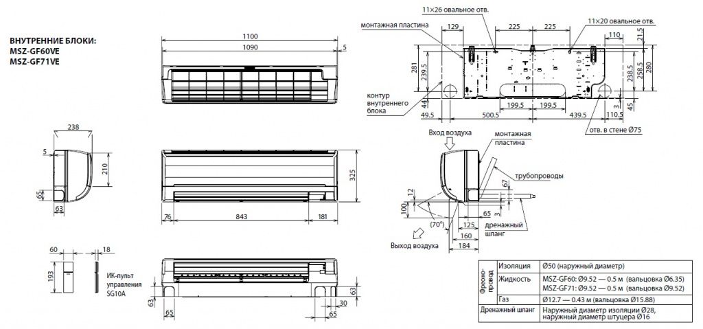 Изображение для товара Mitsubishi Electric MSZ-GF71VE
