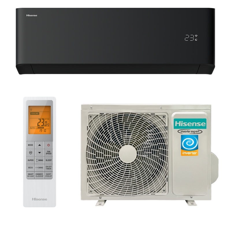 Инверторный настенный кондиционер (сплит-система) Hisense AS-10UW4RLCHB00(B)