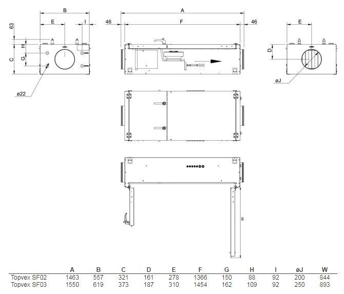 Изображение для товара Systemair Topvex SF03 EL 15,3kW