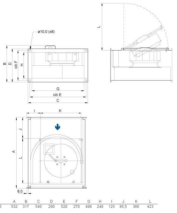 Канальный вентилятор Systemair RS 50-25 sileo