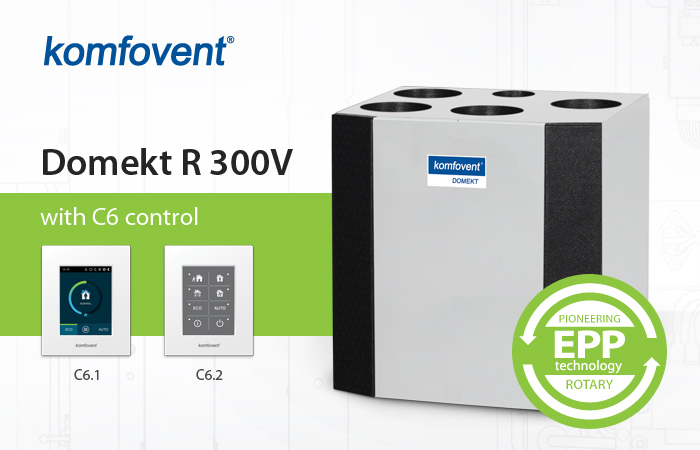 Изображение для товара Komfovent Domekt R 300 V