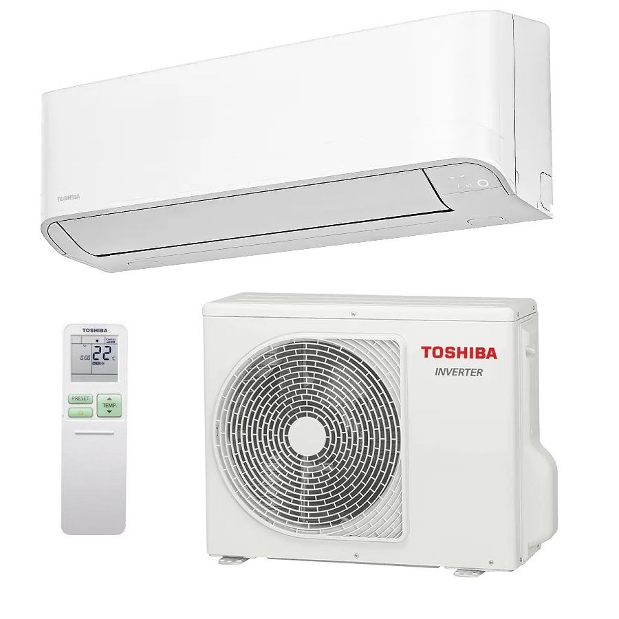 Инверторный настенный кондиционер (сплит-система) Toshiba RAS-24CKVG-EE / RAS-24CAVG-EE