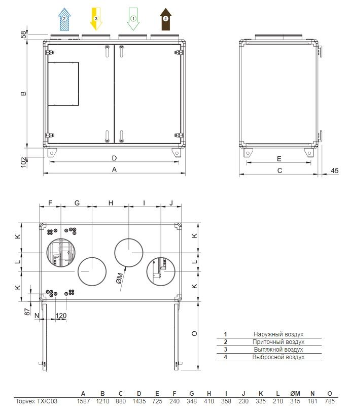 Изображение для товара Systemair Topvex TX/C03 HWL-L