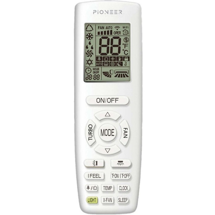 Настенный кондиционер Pioneer KFRI35LW / KORI35LW с зимним комплектом (-40)