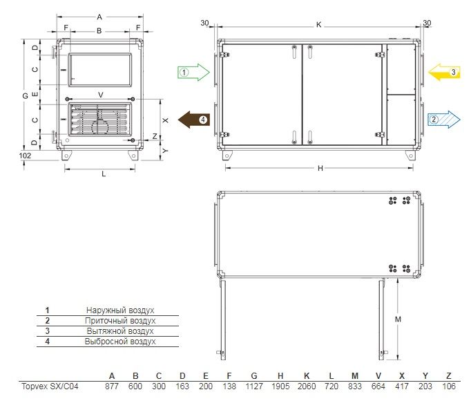 Изображение для товара Systemair Topvex SX/C04 HWL-R