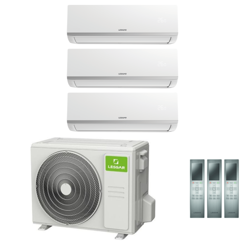 Изображение для товара Lessar LU-3HE27FVE2 / LS-MHE12KCE2 + LS-MHE09KCE2x2