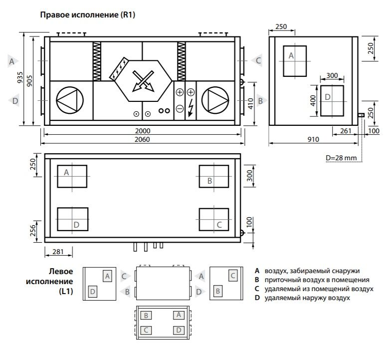 Изображение для товара Komfovent Verso CF 2300-UV-E