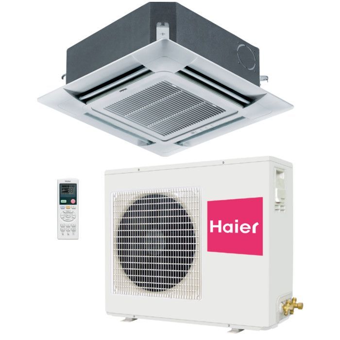 Инверторный кассетный кондиционер (сплит-система) Haier AB50S2SC2FA / 1U50S2SJ3FA