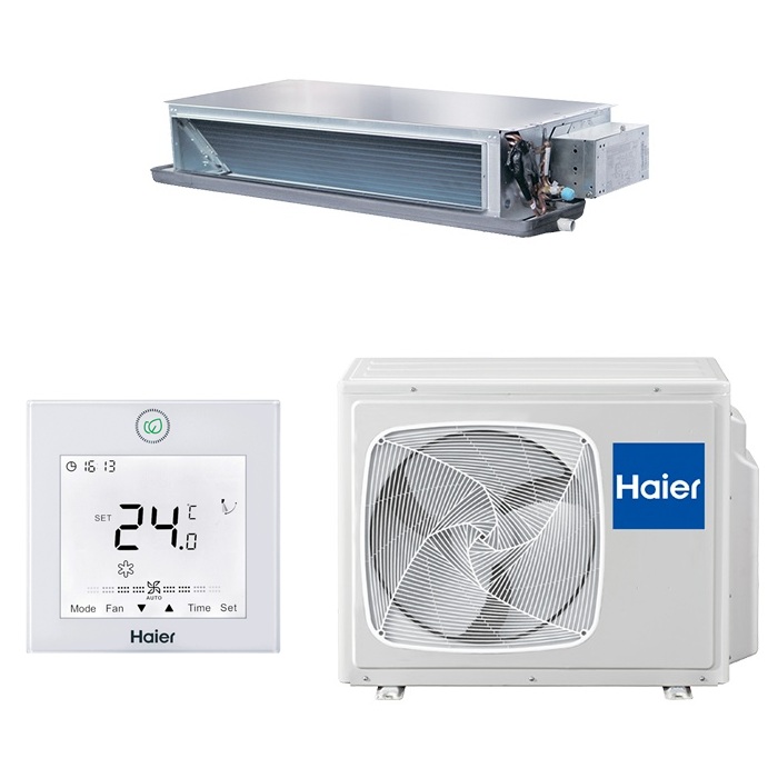 Инверторный канальный кондиционер (сплит-система) Haier AD25S2SS1FA / 1U25S2SM3FA