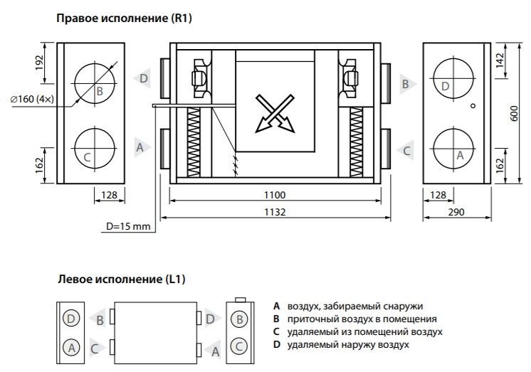 Изображение для товара Komfovent Domekt CF 250 F