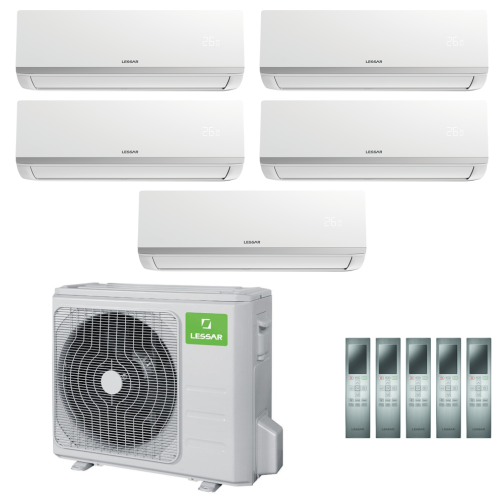 Изображение для товара Lessar LU-5HE42FME2 / LS-MHE12KCE2 + LS-MHE09KCE2x4