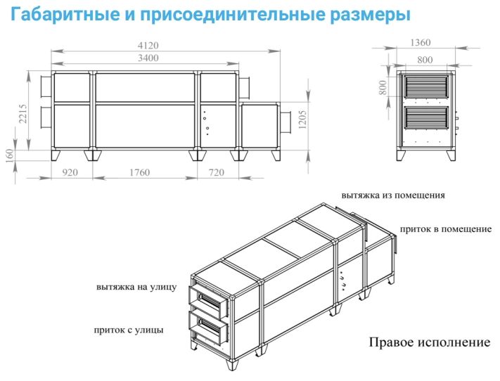 Приточно-вытяжная установка с рекуператором Breezart 10000-C Aqua RP PB