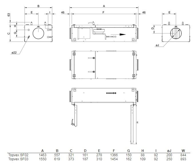 Приточная установка Systemair Topvex SF02 EL 4,5kW