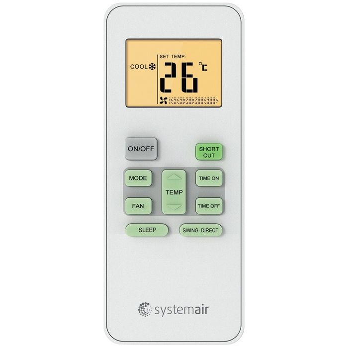 Настенный кондиционер (сплит-система) Systemair SYSPLIT WALL SMART 30 V3 HP Q