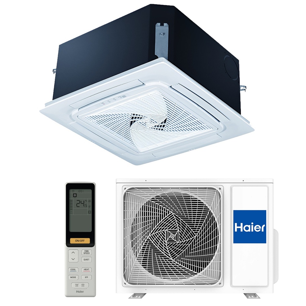 Инверторный кассетный кондиционер (сплит-система) Haier AB25S2SC2FA / 1U25S2SM4FA