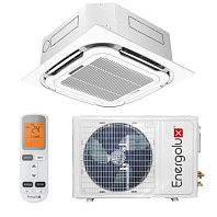 Инверторный кассетный кондиционер (сплит-система) Energolux ESAC24C7_AR1 / ESAU24U7_AR1-WS40 с зимним комплектом (-40)
