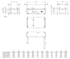 Изображение для товара Systemair Topvex SF12 HWL