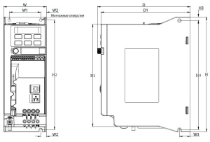 Изображение для товара Danfoss VEDA Drive VF-51 0,75 кВт ABA00005