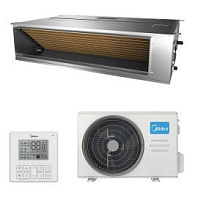 Канальный кондиционер (сплит-система) Midea MTI-24HW1N1P-Q(A) / MOX431U-24HN1-Q с зимним комплектом (-40)