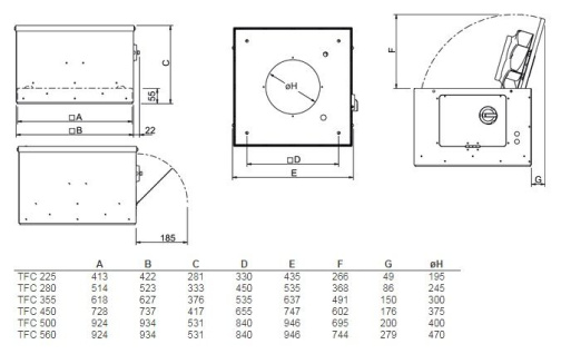 Изображение для товара Systemair TFC 225 P Sileo Red