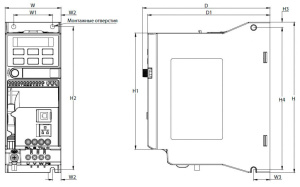 Изображение для товара Danfoss VEDA Drive VF-51 5,5 кВт ABA00009