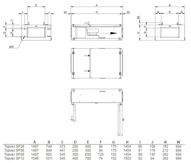 Приточная установка Systemair Topvex SF04 HWL