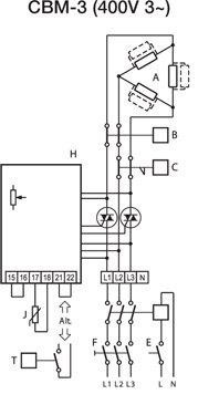 Схема подключения CBM 315-9,0
