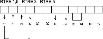 Схема подключения регулятора Systemair RTRE 1,5 SPEED CONTROL