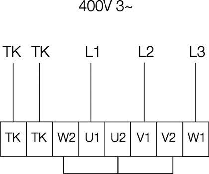 Схема подключения вентилятора Systemair KT 60-30-6