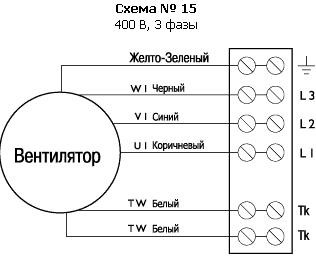 Схема взрывозащищенного вентилятора Ostberg