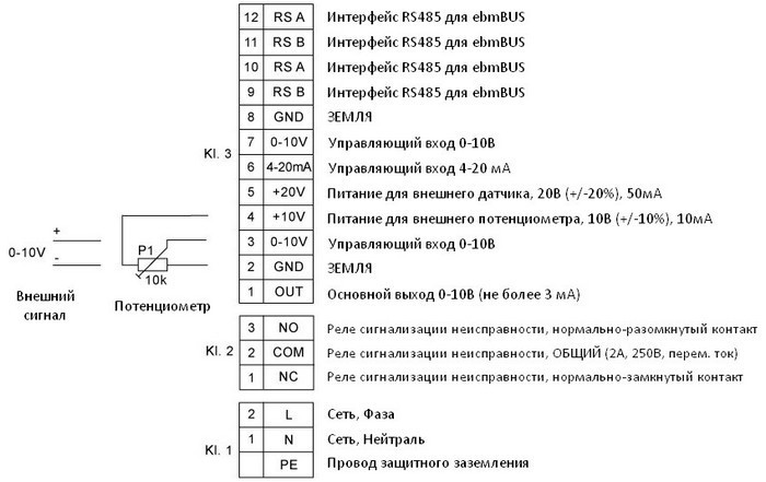 Схема подключения крышного вентилятора Systemair DVC 450-SK